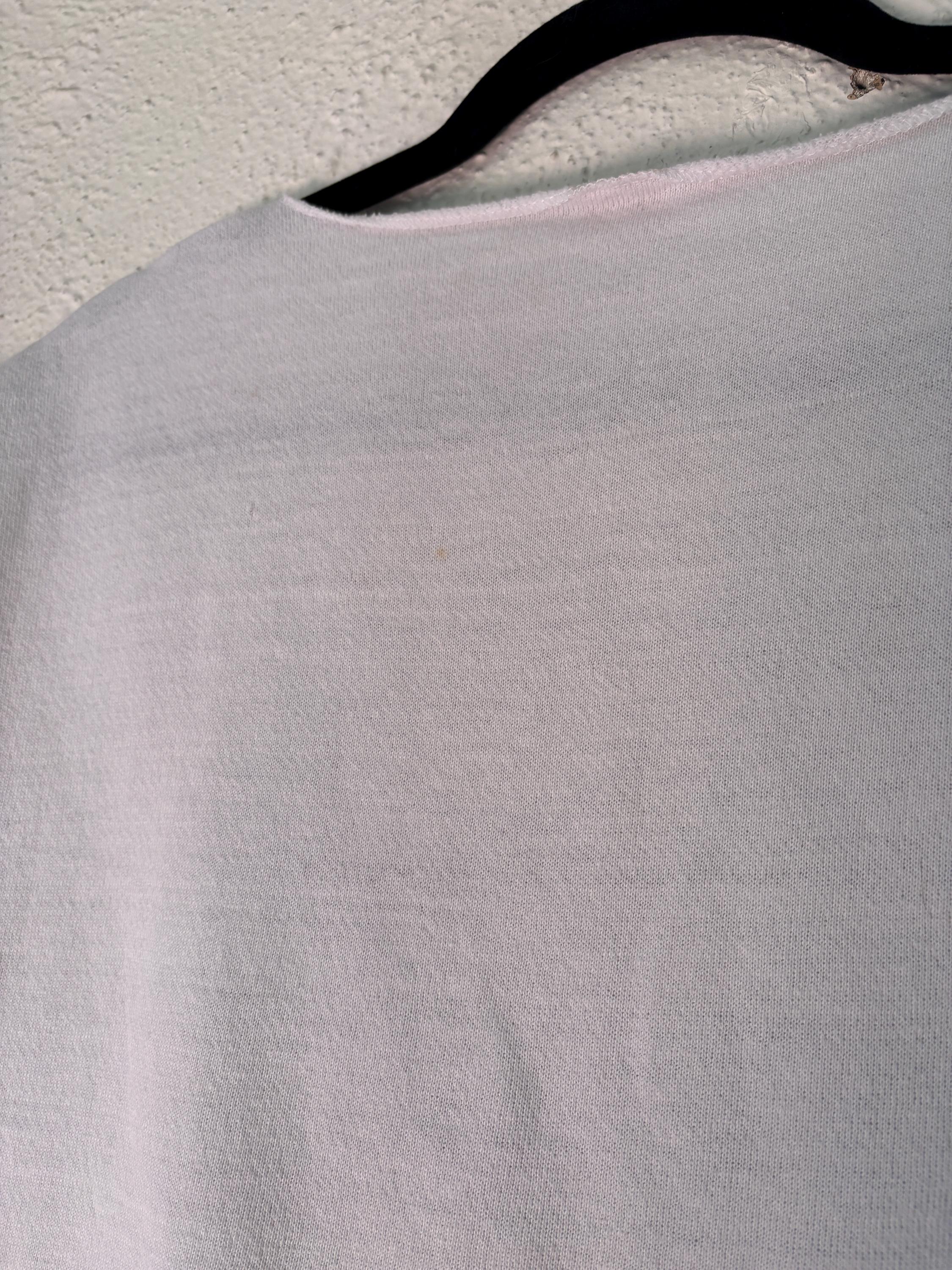 San Francisco California Cropped Sweater T Shirt Tank Top Muscle Tee Unisex Healthknit Made in USA White Graphic Shirt Medium