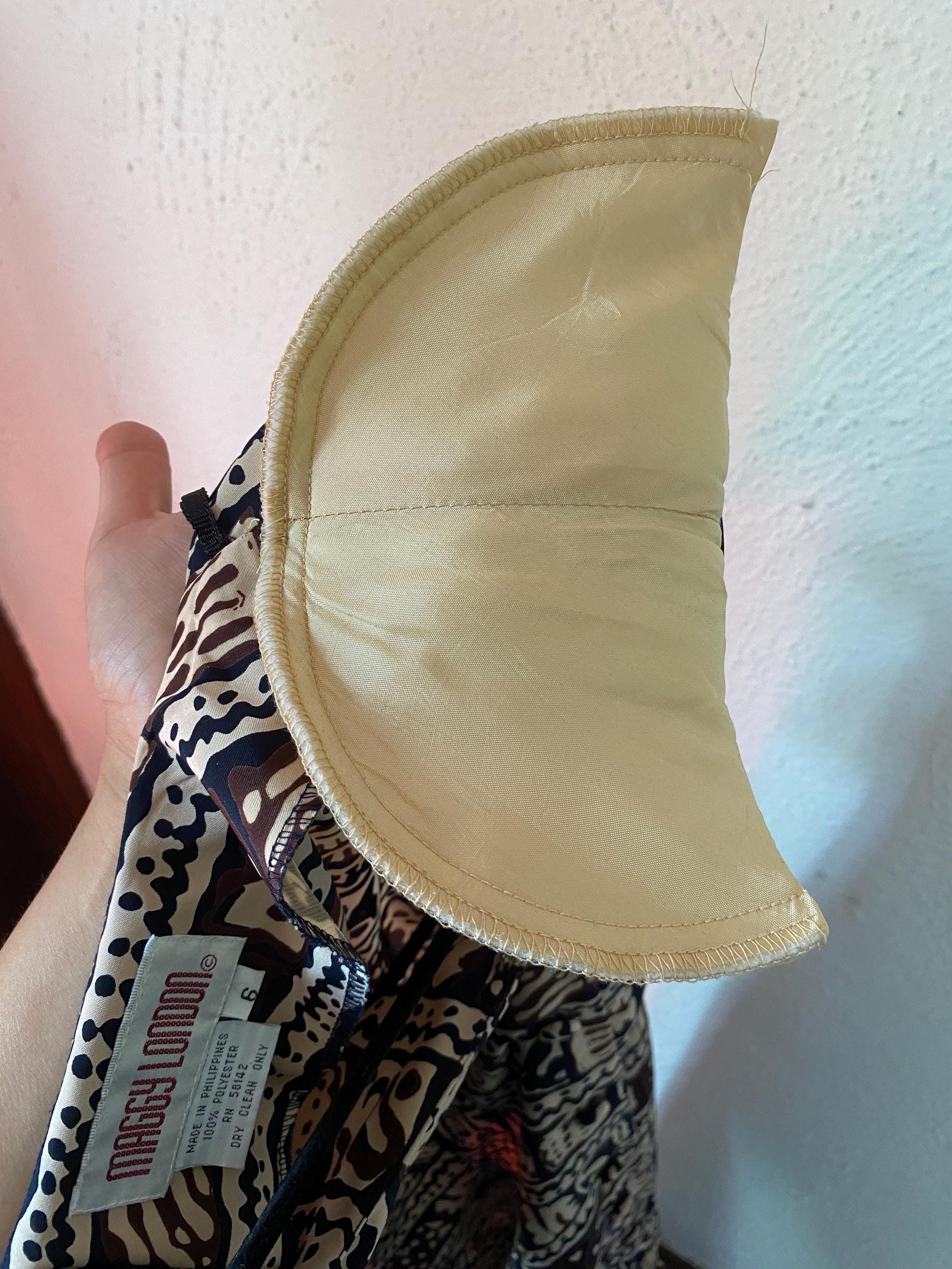 Vintage Maggy London 80s 90s Graphic Geo Print Maxi Button Down Dress Size 6