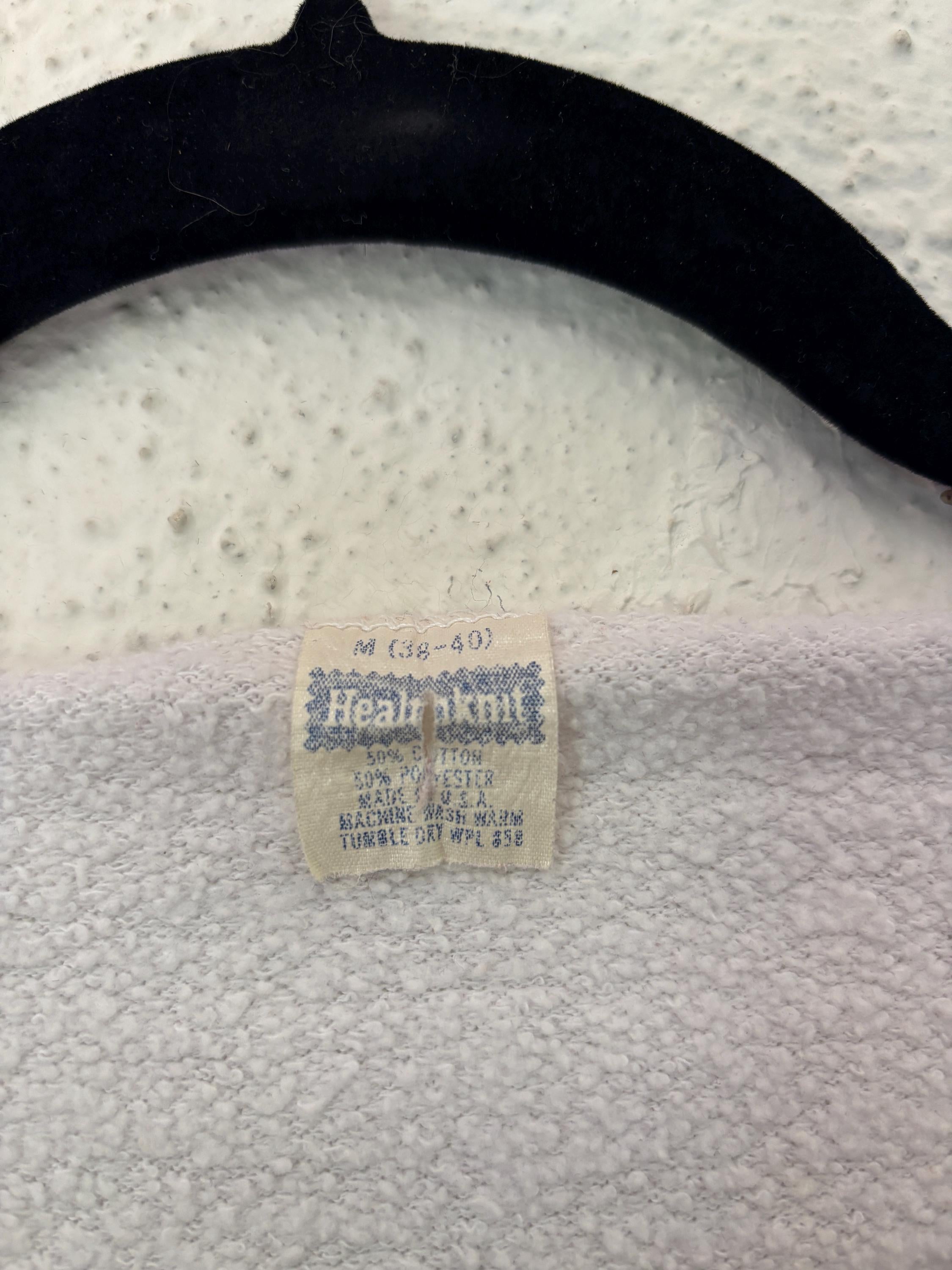 San Francisco California Cropped Sweater T Shirt Tank Top Muscle Tee Unisex Healthknit Made in USA White Graphic Shirt Medium